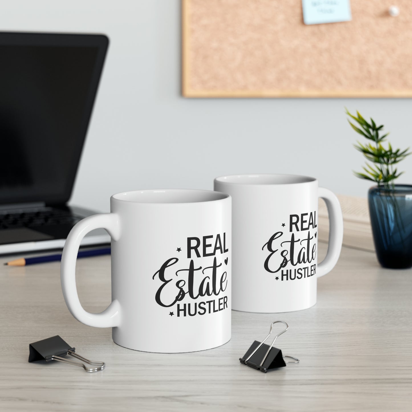 Real Estate Hustler Ceramic Mug, 11oz