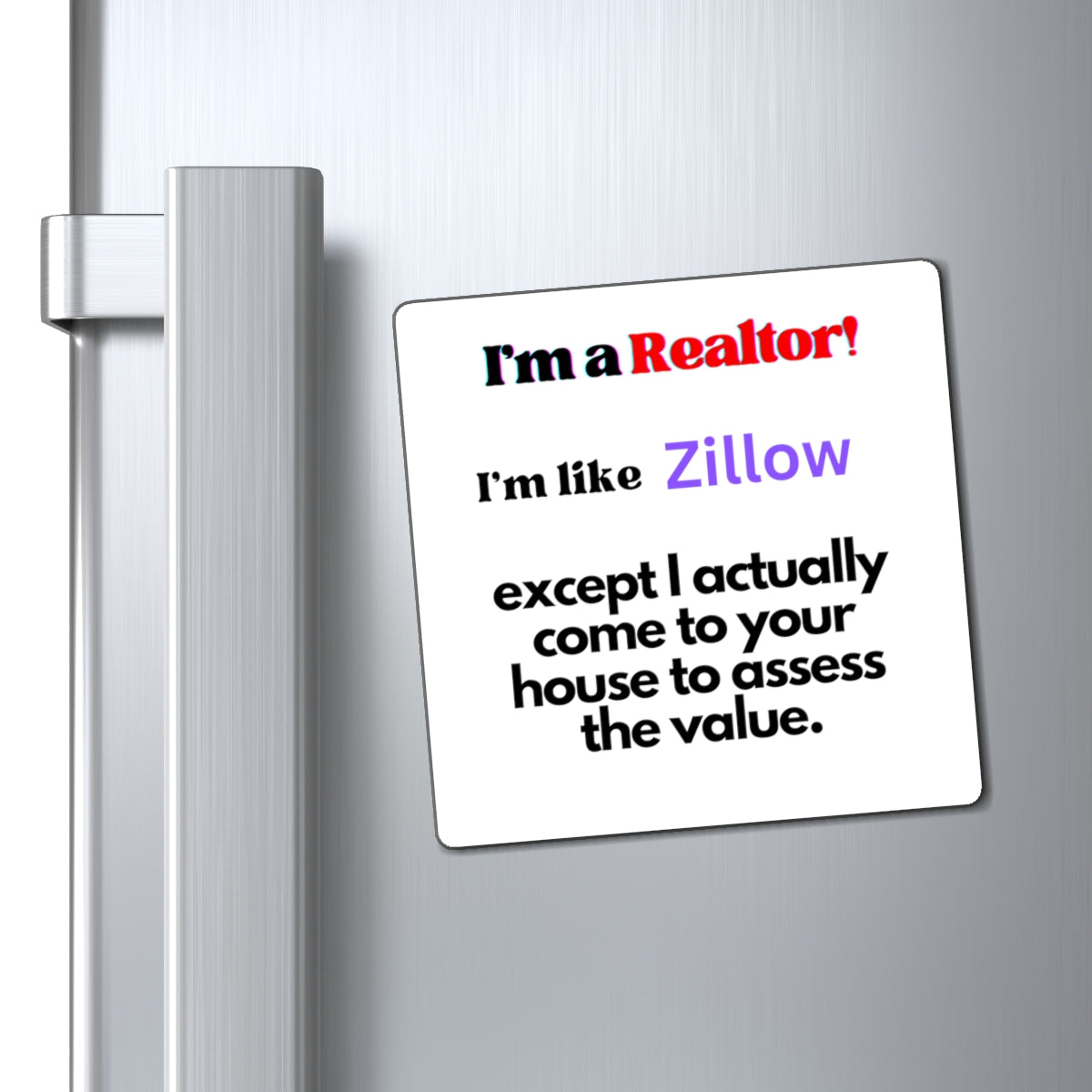 I'm a Realtor Like Zillow Magnets