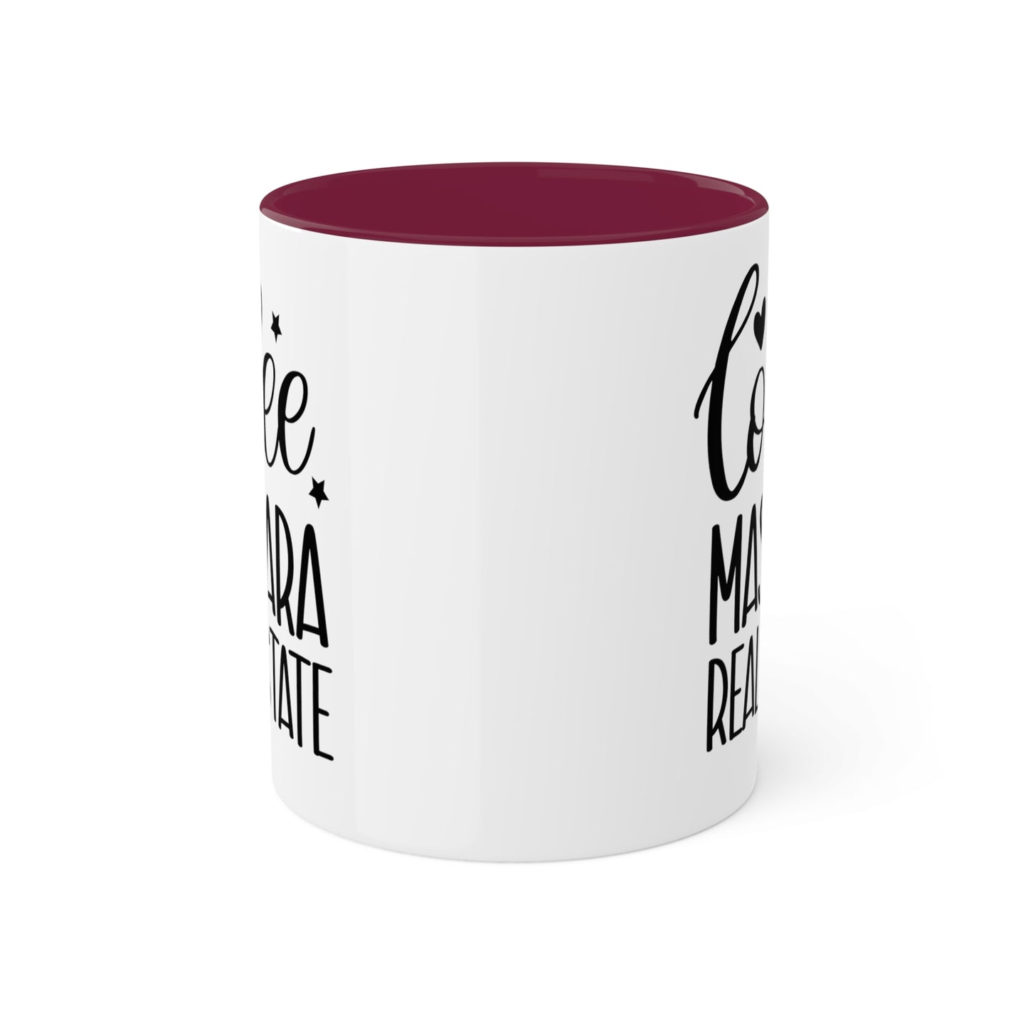 Coffee Mascara Real Estate Colorful Mugs, 11oz