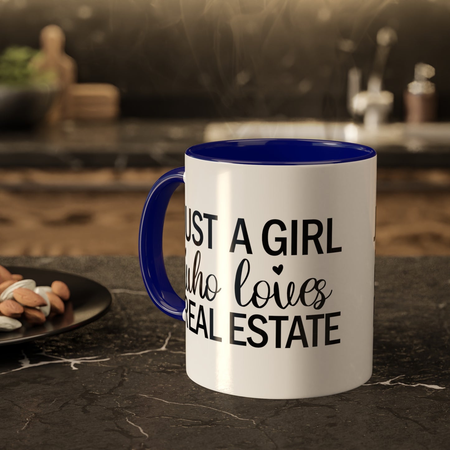 Just a Girl Who Loves Real Estate Colorful Mugs, 11oz