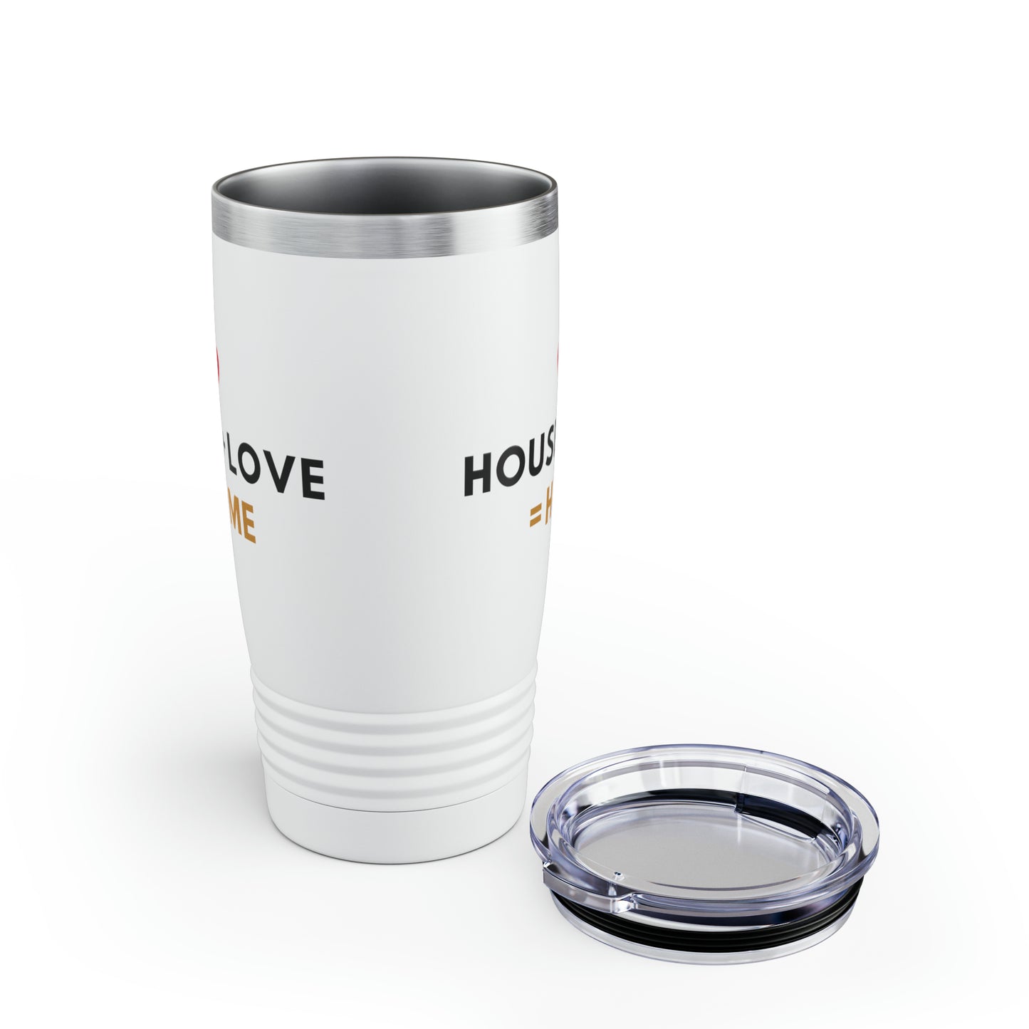 House + Love = Home Ringneck Tumbler, 20oz