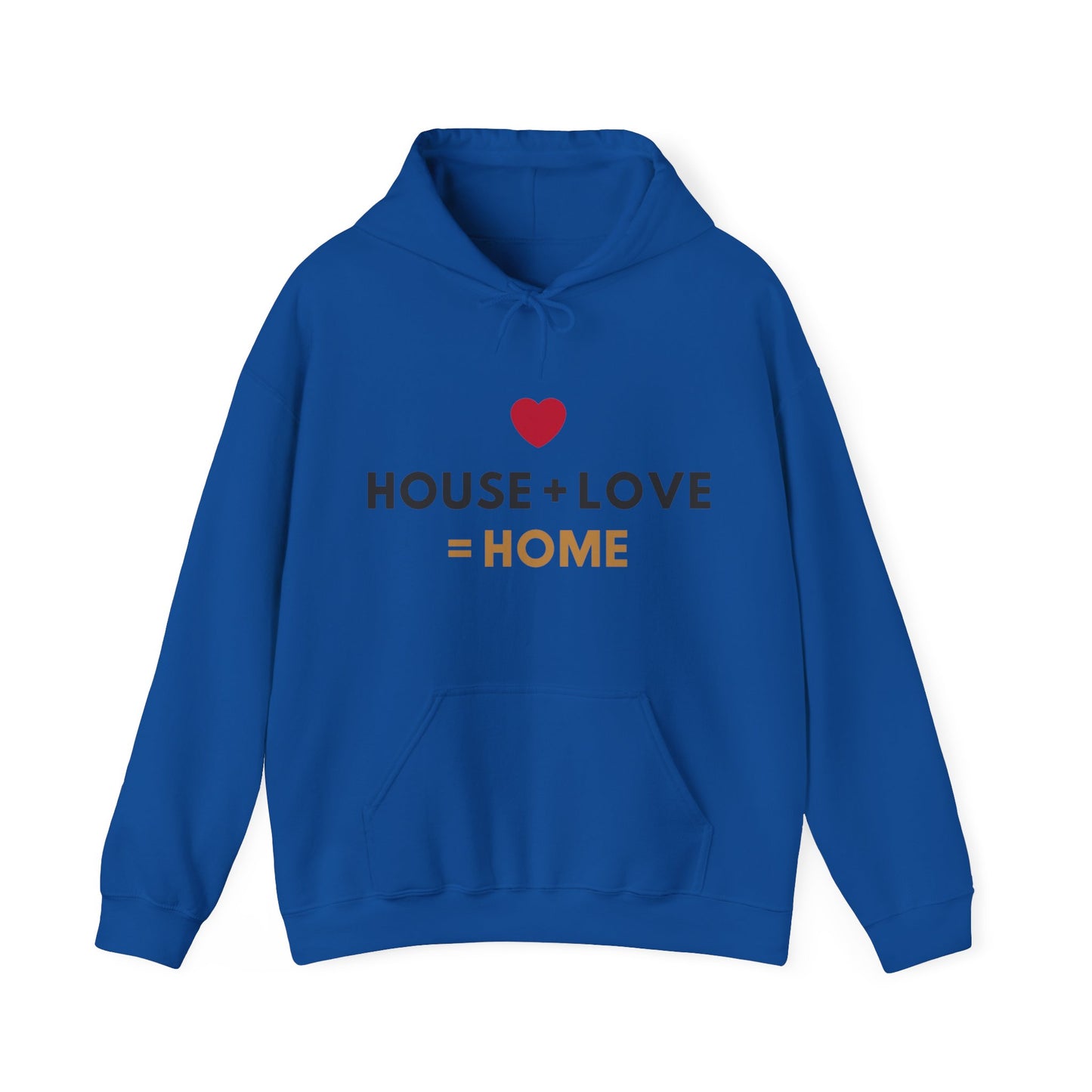 House + Love = Home Unisex Heavy Blend™ Hooded Sweatshirt