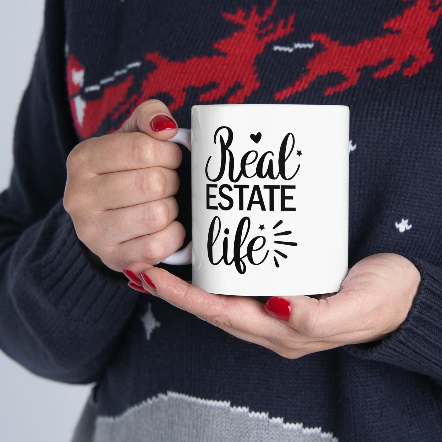 Real Estate Life Ceramic Mug, 11oz