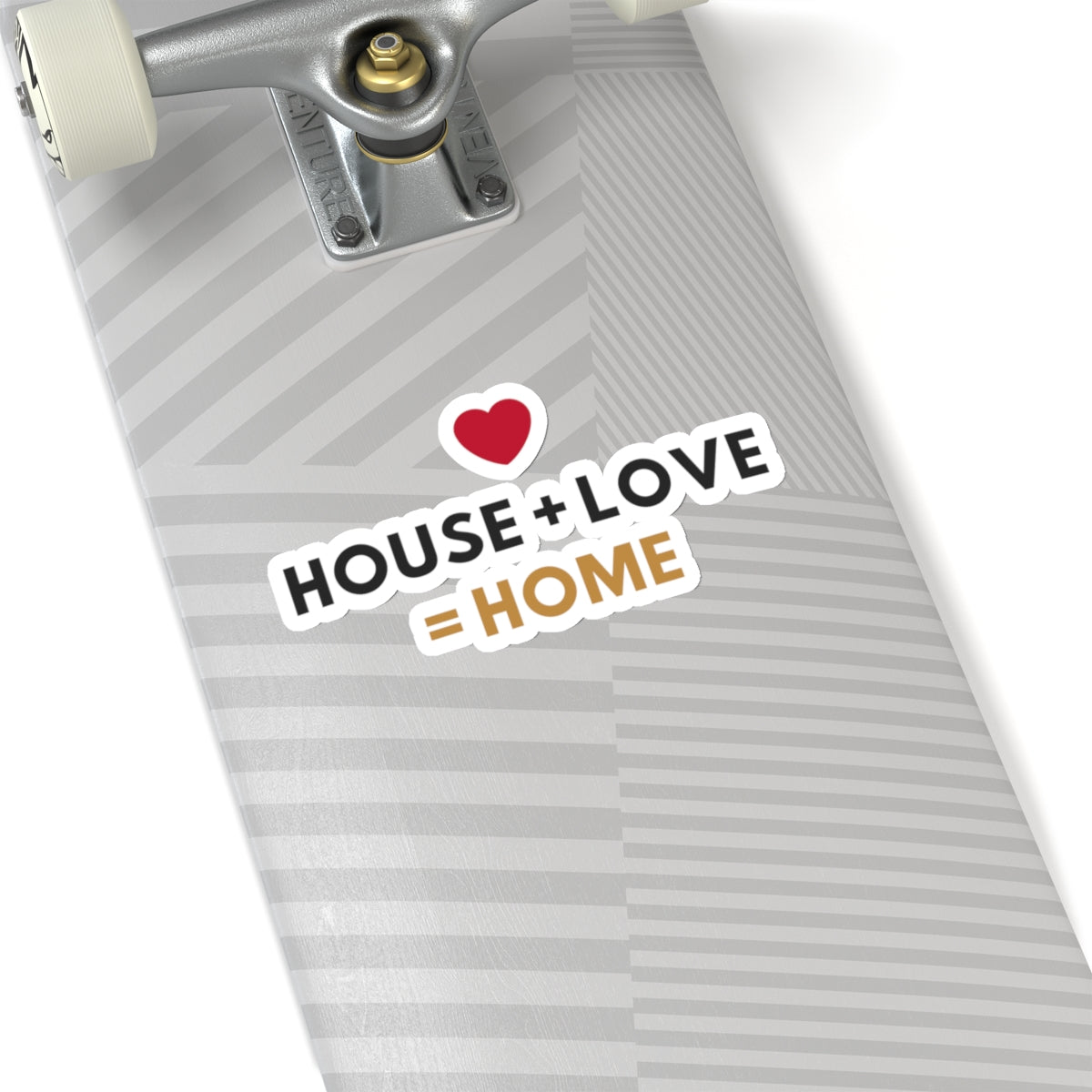 House + Love = Home Kiss-Cut Stickers