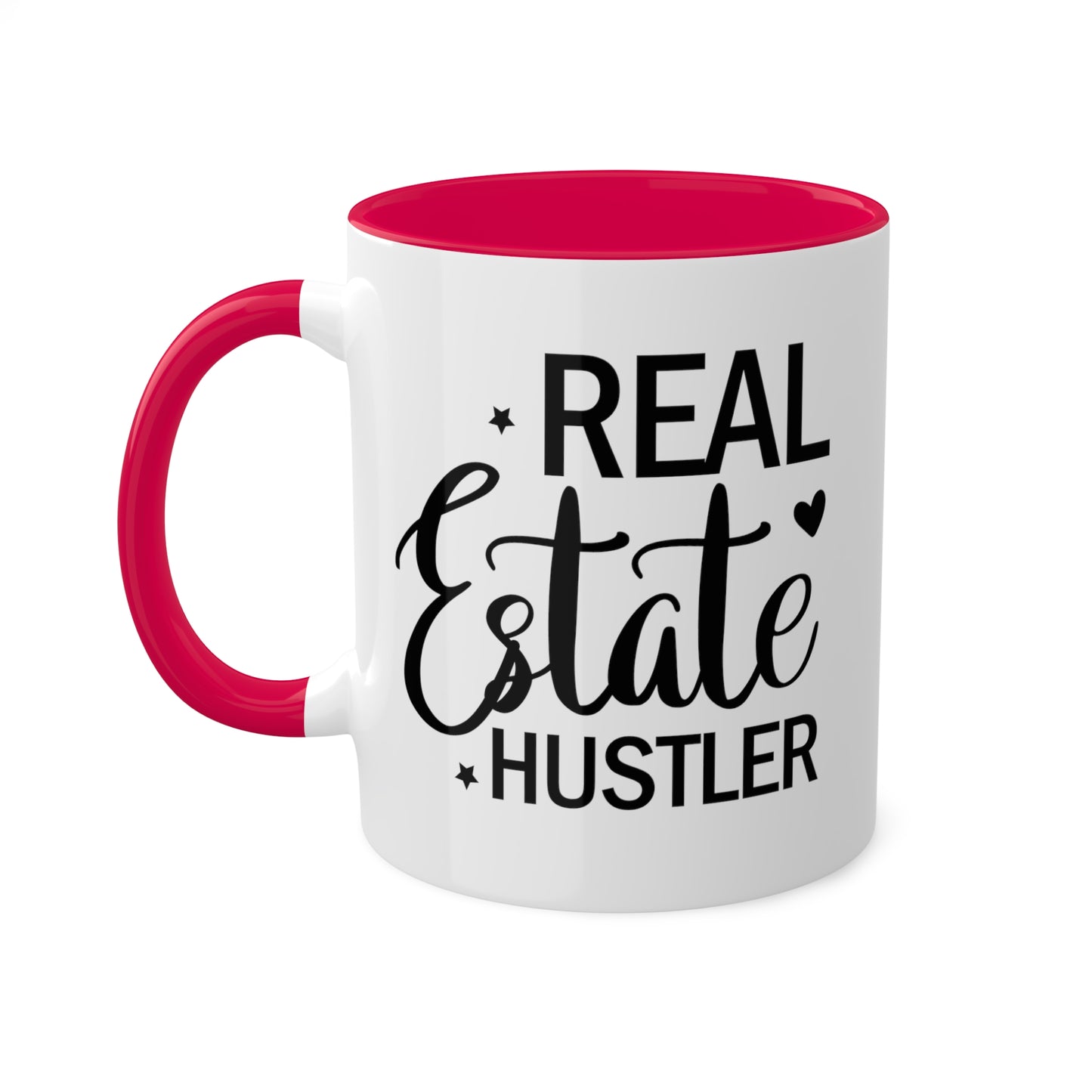 Real Estate Hustler Colorful Mugs, 11oz