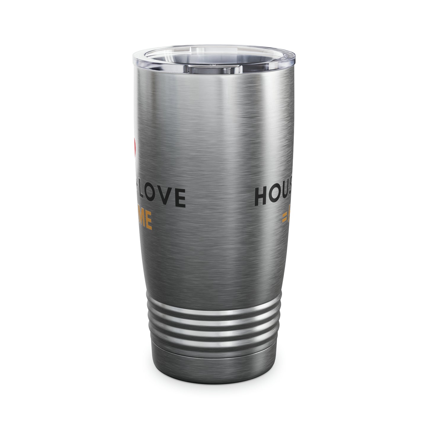 House + Love = Home Ringneck Tumbler, 20oz