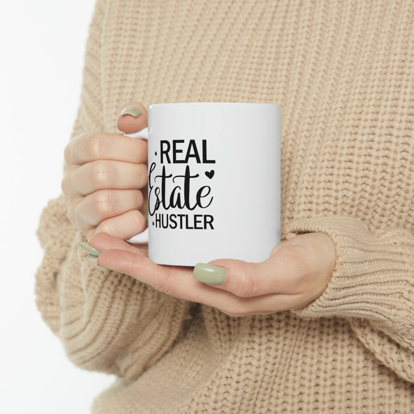 Real Estate Hustler Ceramic Mug, 11oz