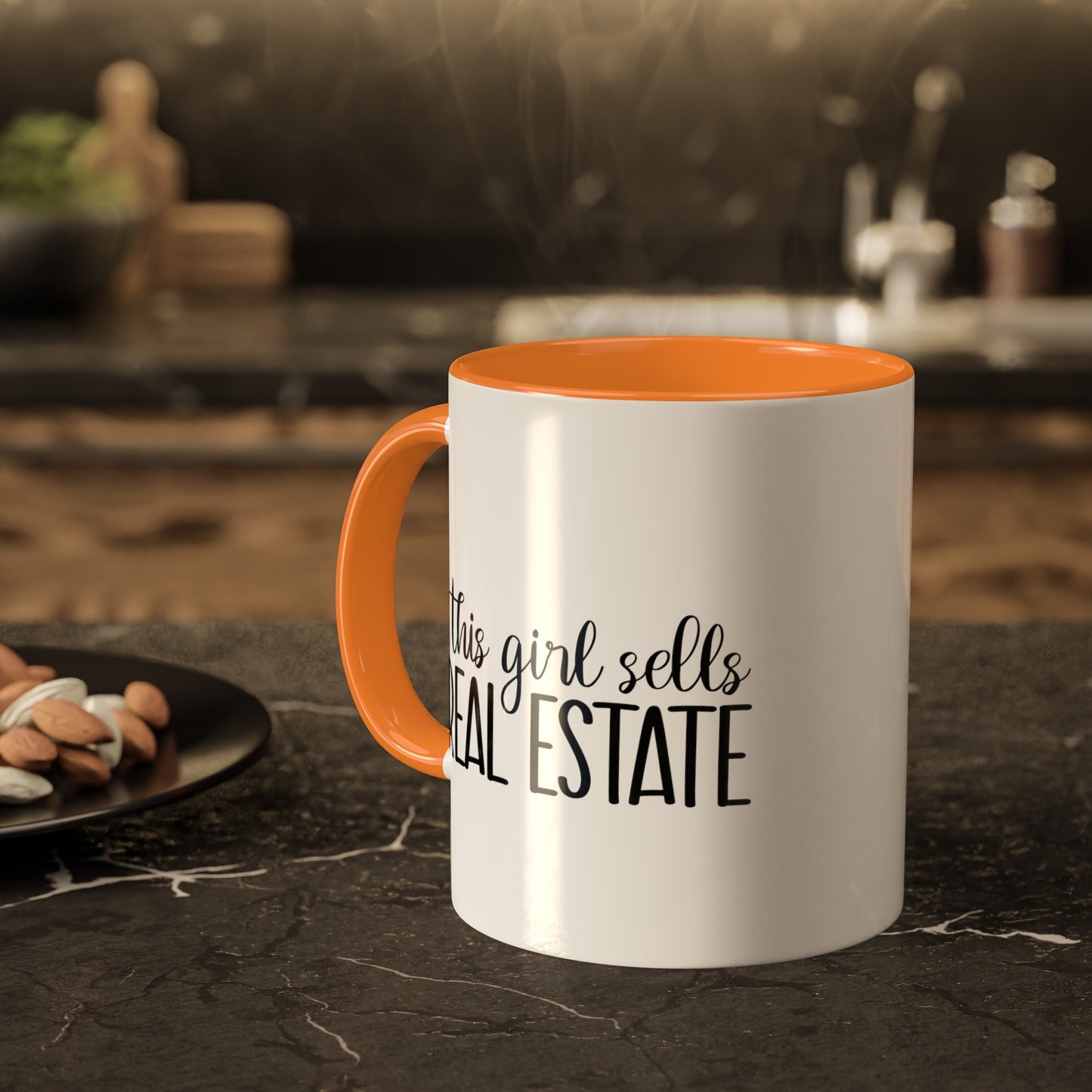 This Girl Sells Real Estate Colorful Mugs, 11oz