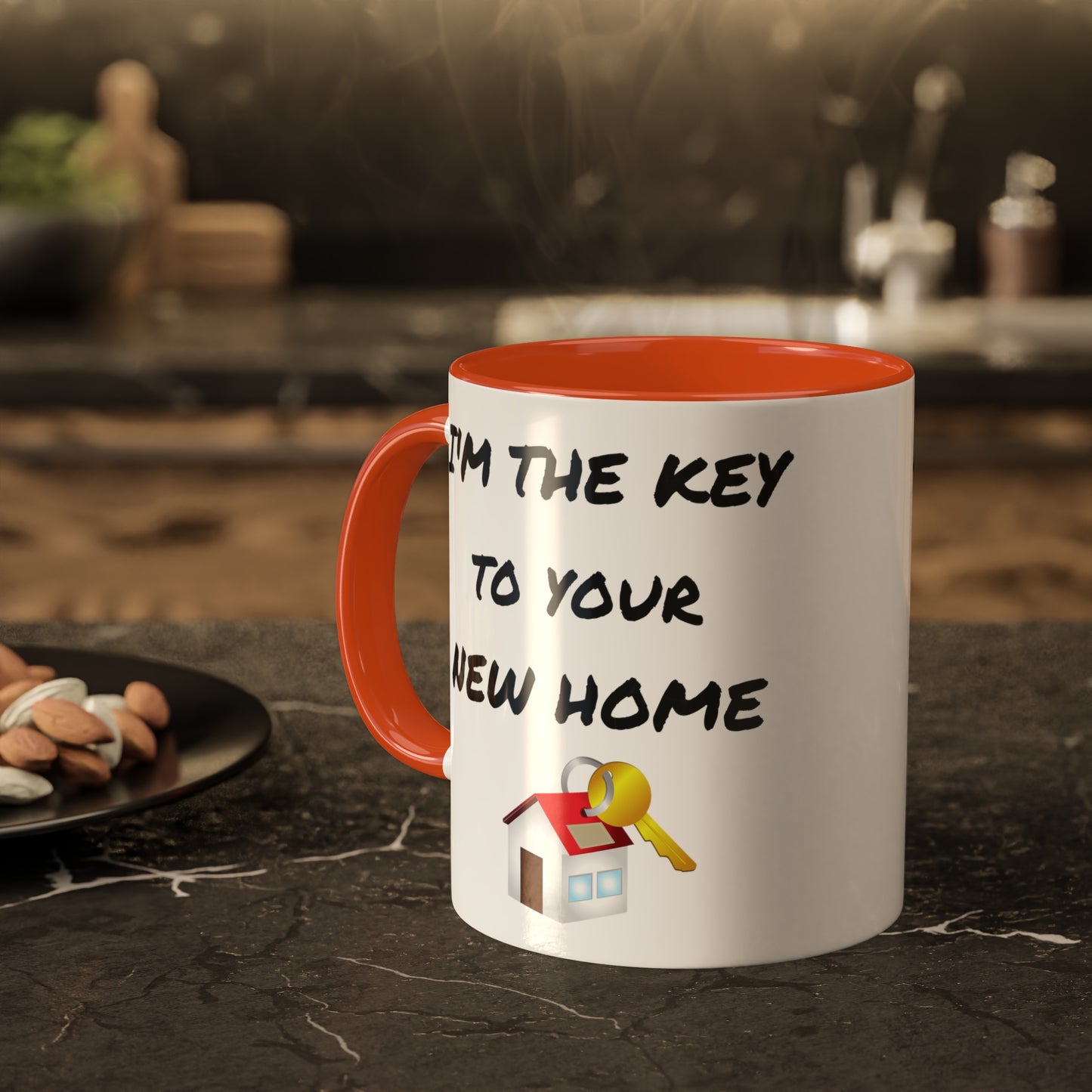 I'm the Key to Your New Home Colorful Mugs, 11oz