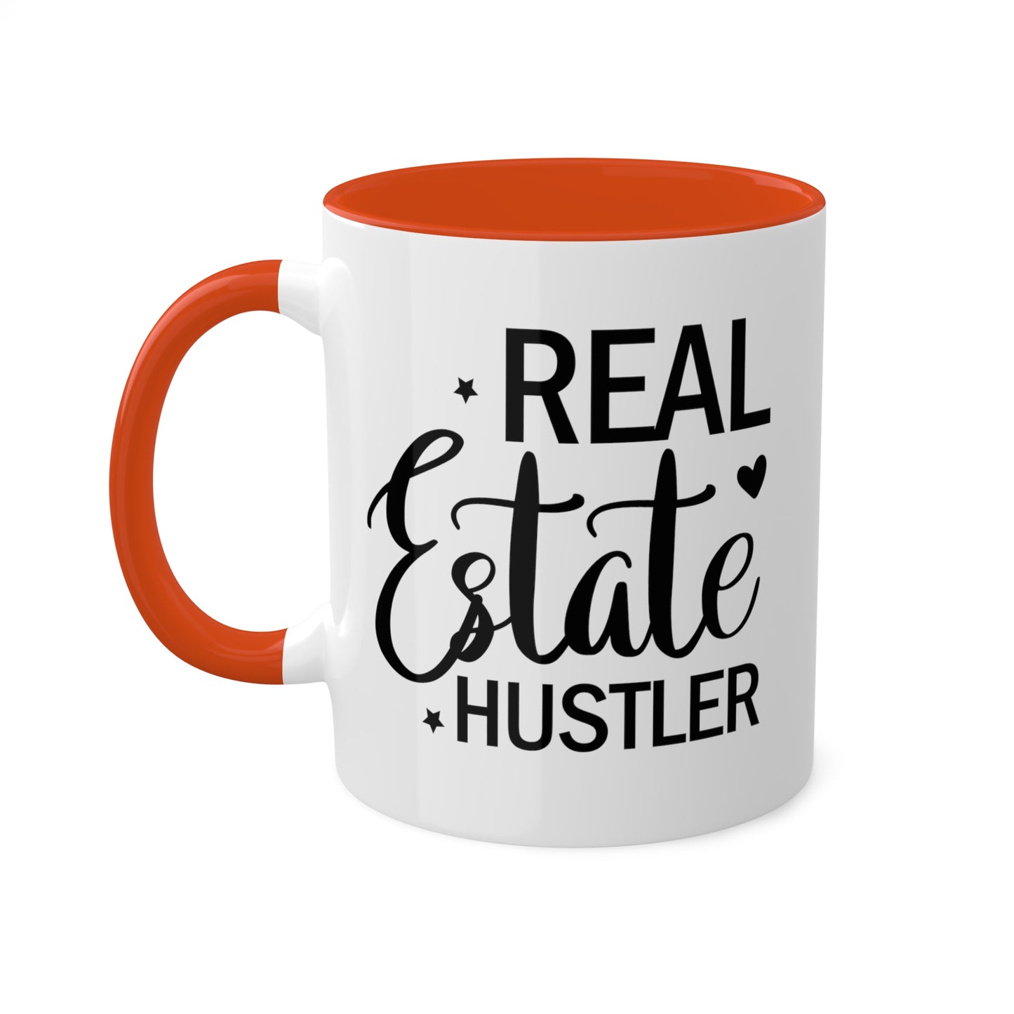 Real Estate Hustler Colorful Mugs, 11oz