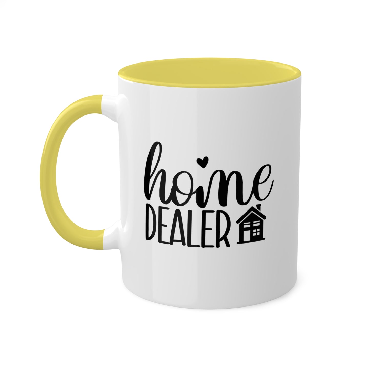 Home Dealer Colorful Mugs, 11oz