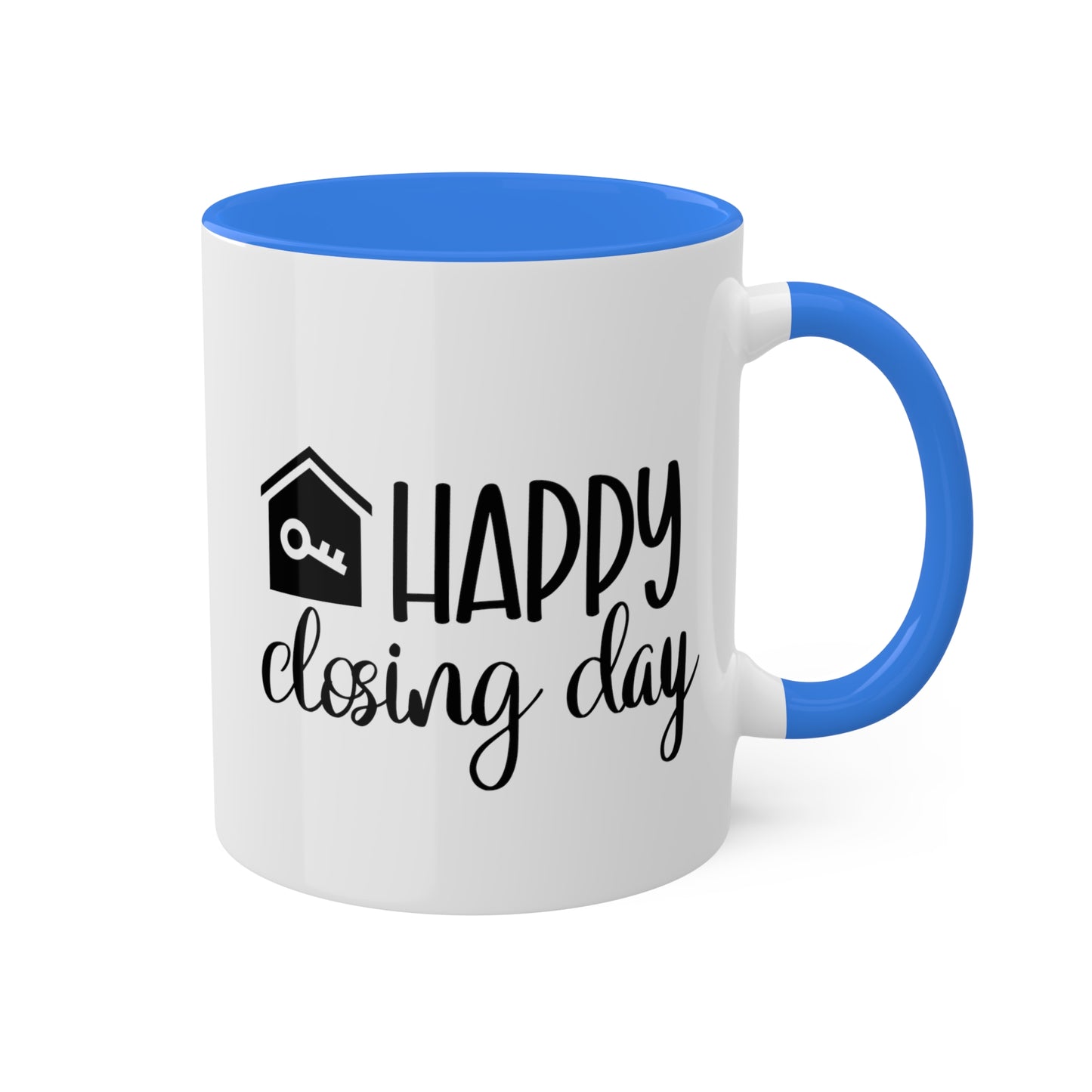 Happy Closing Day Colorful Mugs, 11oz