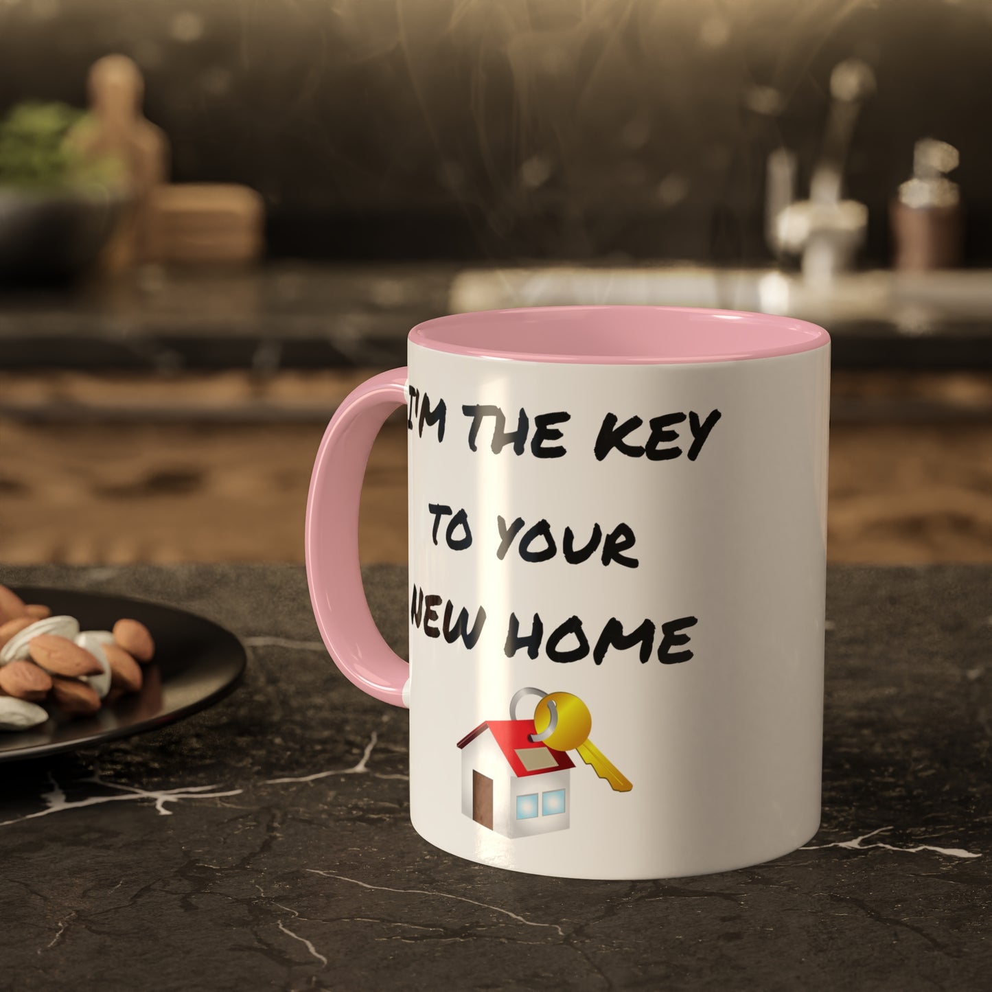 I'm the Key to Your New Home Colorful Mugs, 11oz