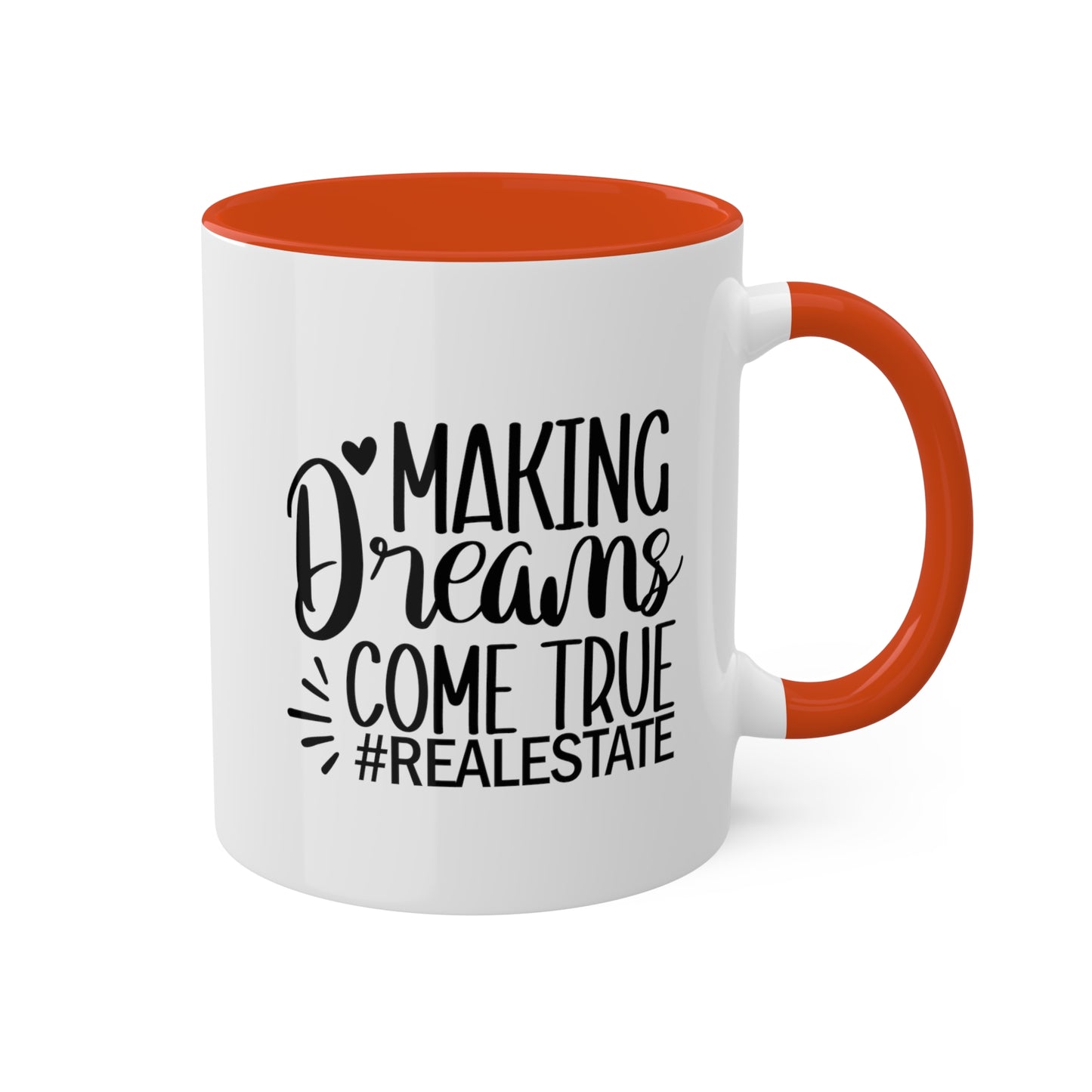 Making Dreams Come True Colorful Mugs, 11oz