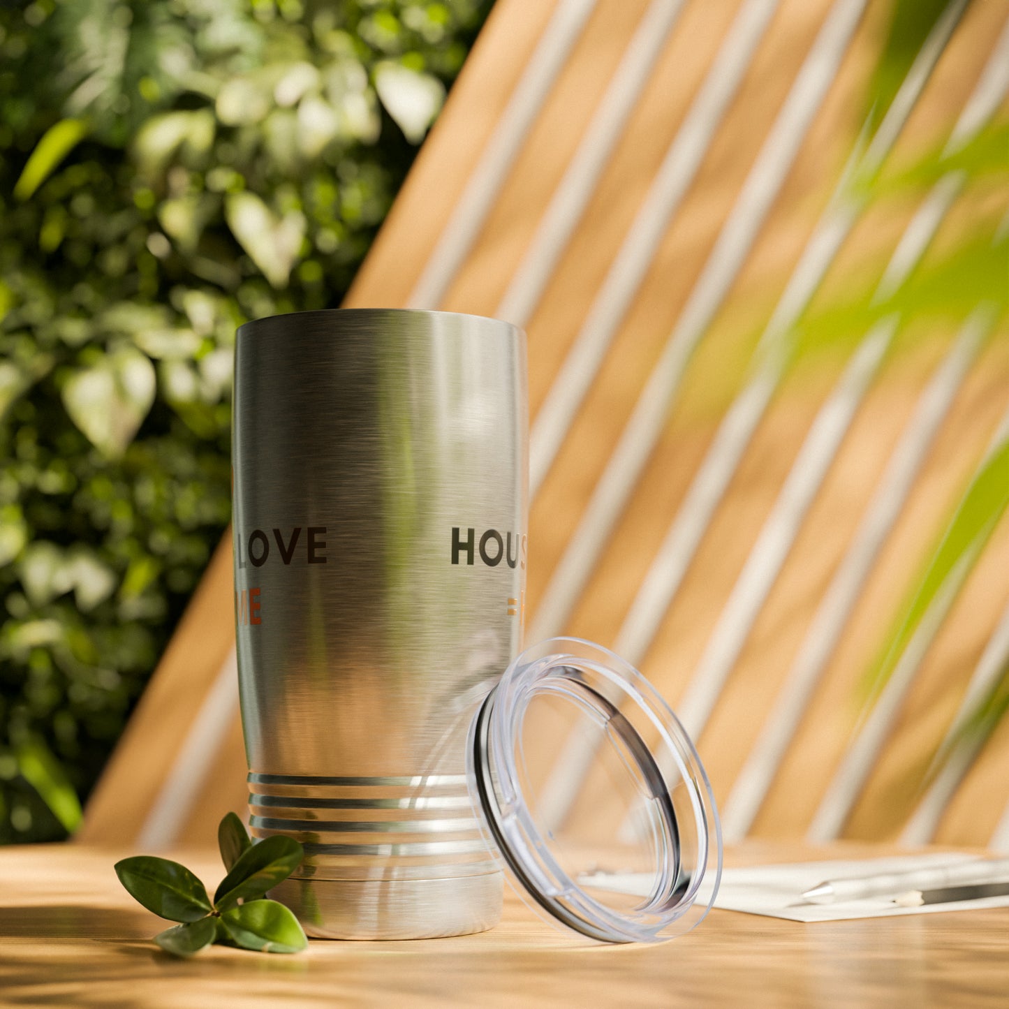 House + Love = Home Ringneck Tumbler, 20oz