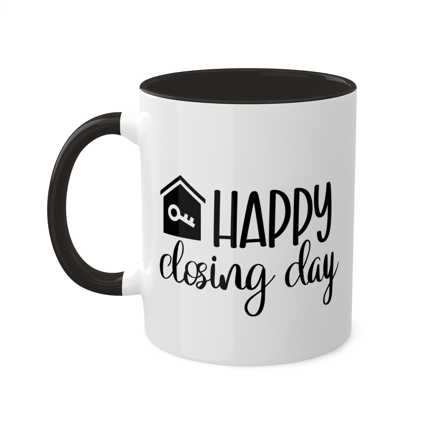 Happy Closing Day Colorful Mugs, 11oz