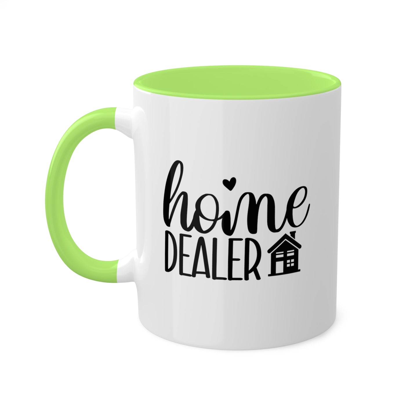 Home Dealer Colorful Mugs, 11oz