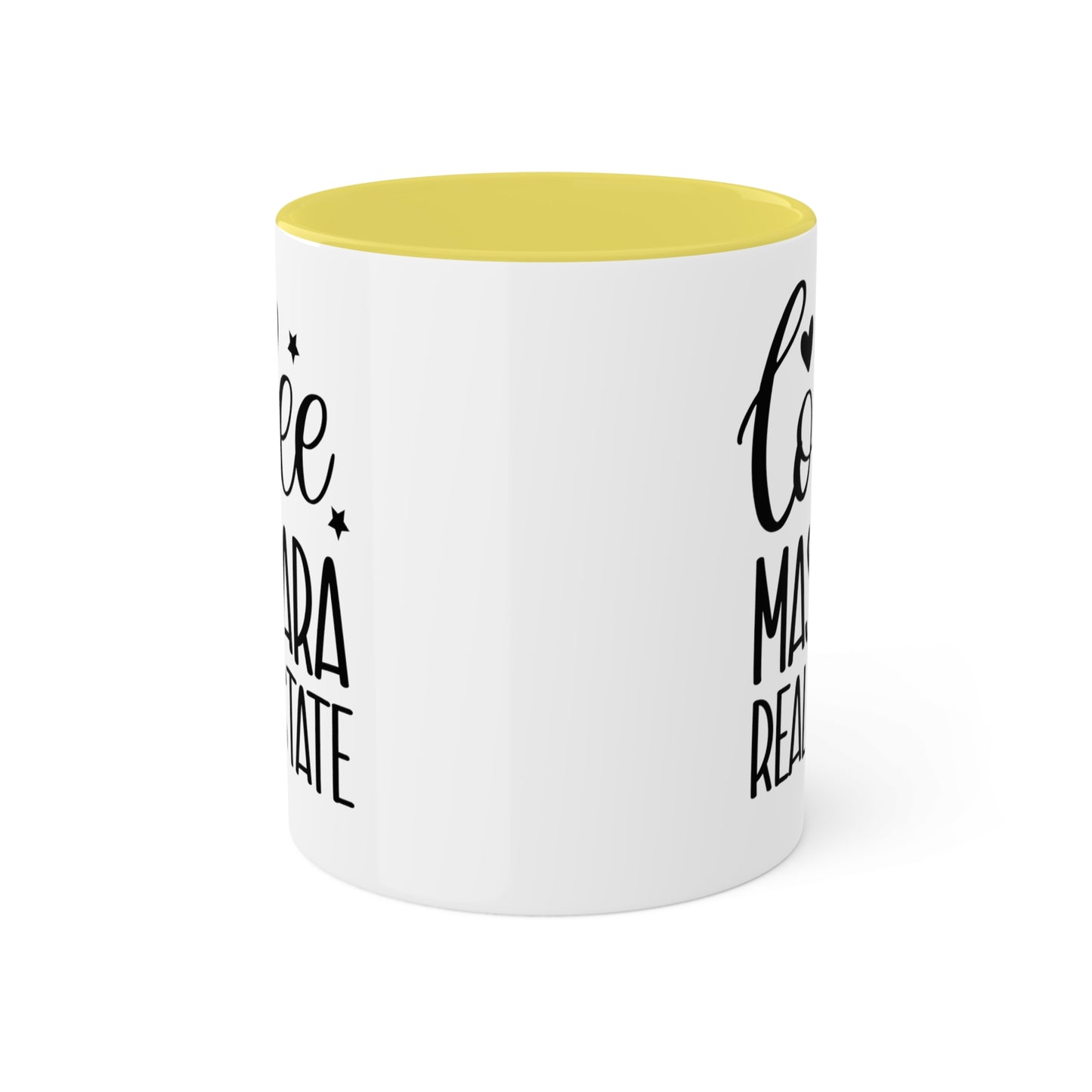 Coffee Mascara Real Estate Colorful Mugs, 11oz