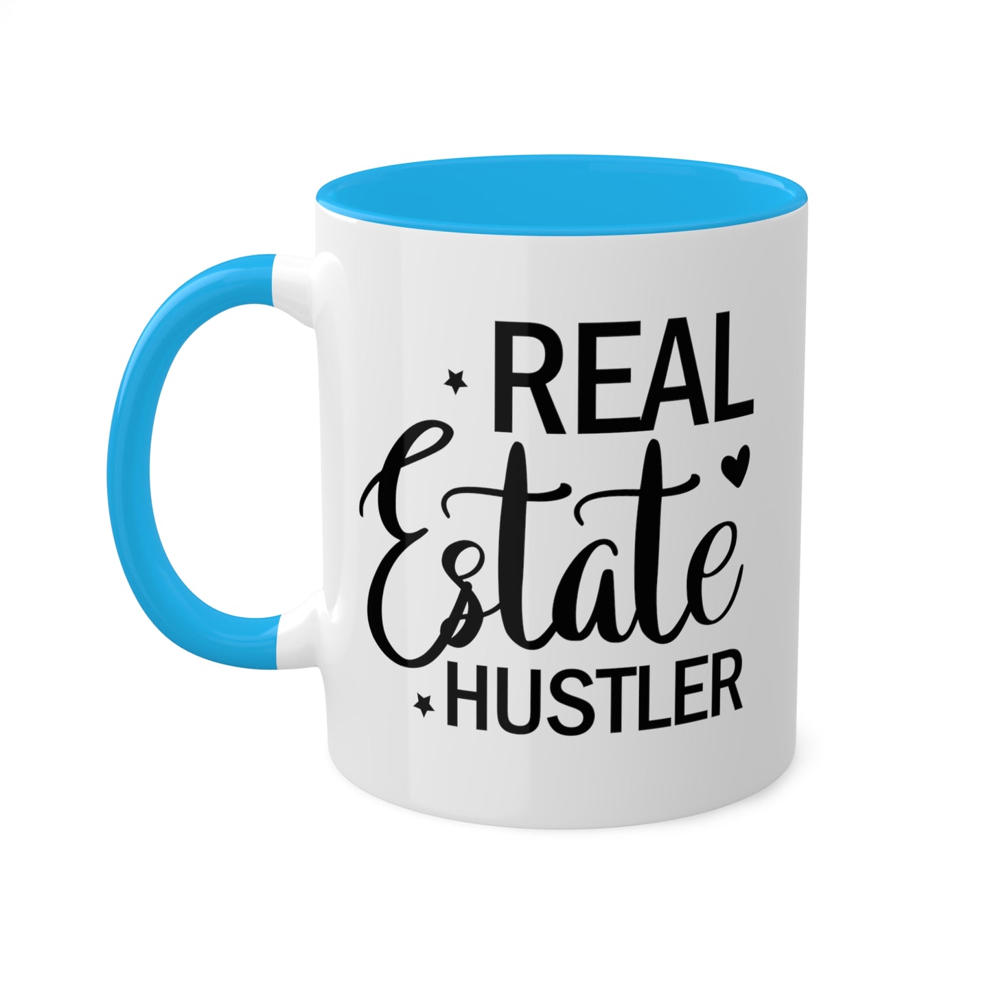 Real Estate Hustler Colorful Mugs, 11oz