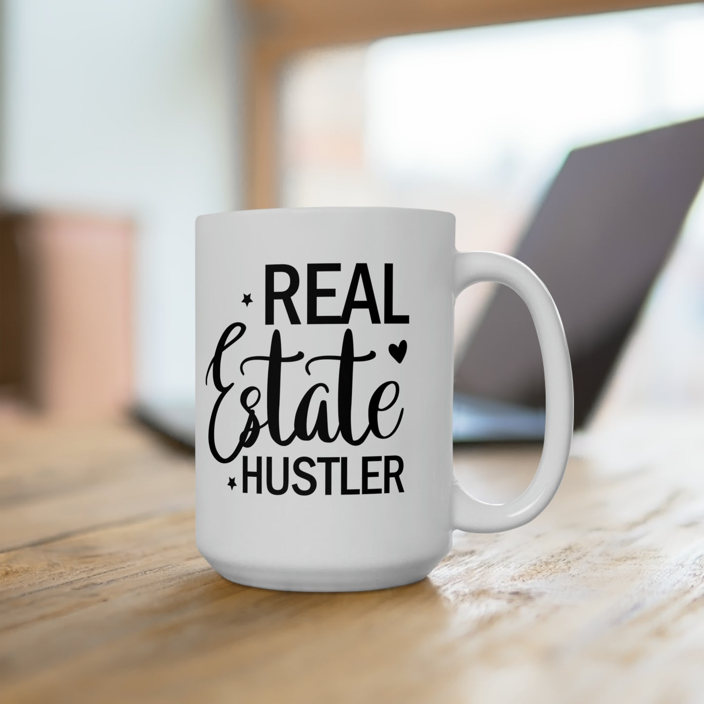 Real Estate Hustler Ceramic Mug 15oz