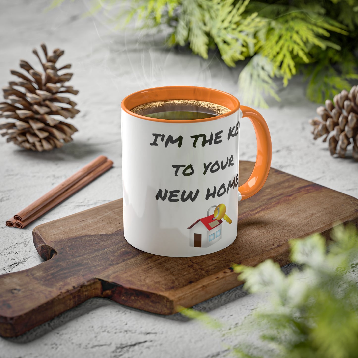 I'm the Key to Your New Home Colorful Mugs, 11oz