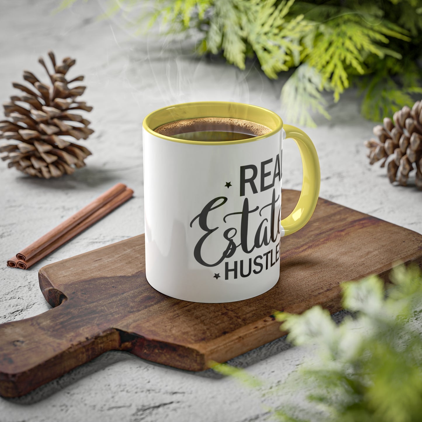 Real Estate Hustler Colorful Mugs, 11oz