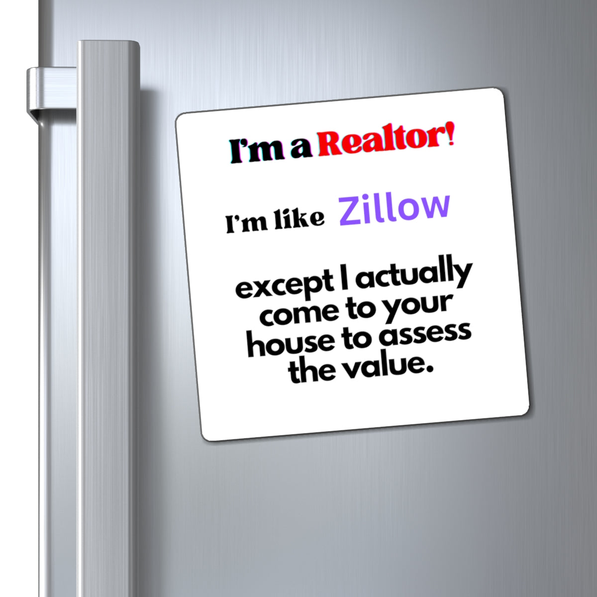 I'm a Realtor Like Zillow Magnets