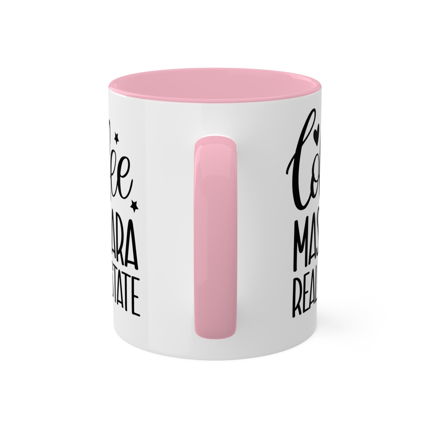 Coffee Mascara Real Estate Colorful Mugs, 11oz