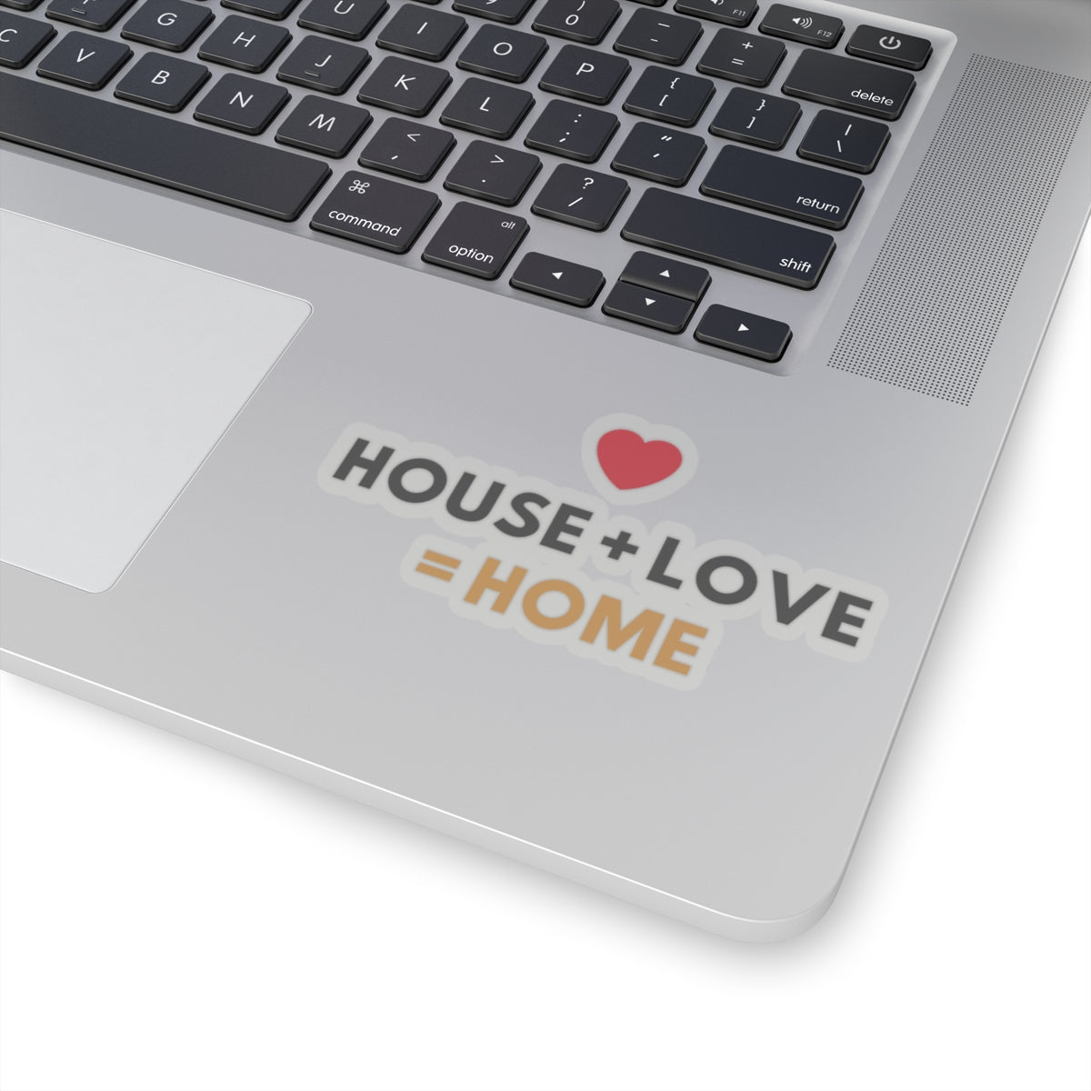 House + Love = Home Kiss-Cut Stickers