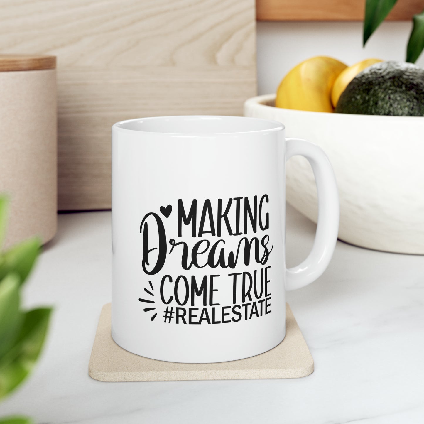 Making Dreams Come True Ceramic Mug, 11oz