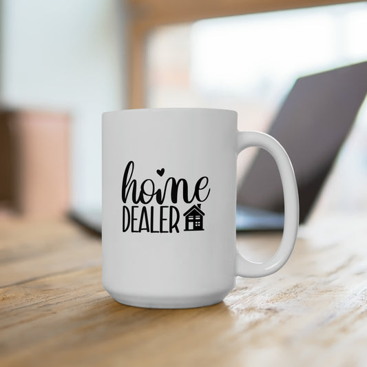 Home Dealer Ceramic Mug 15oz