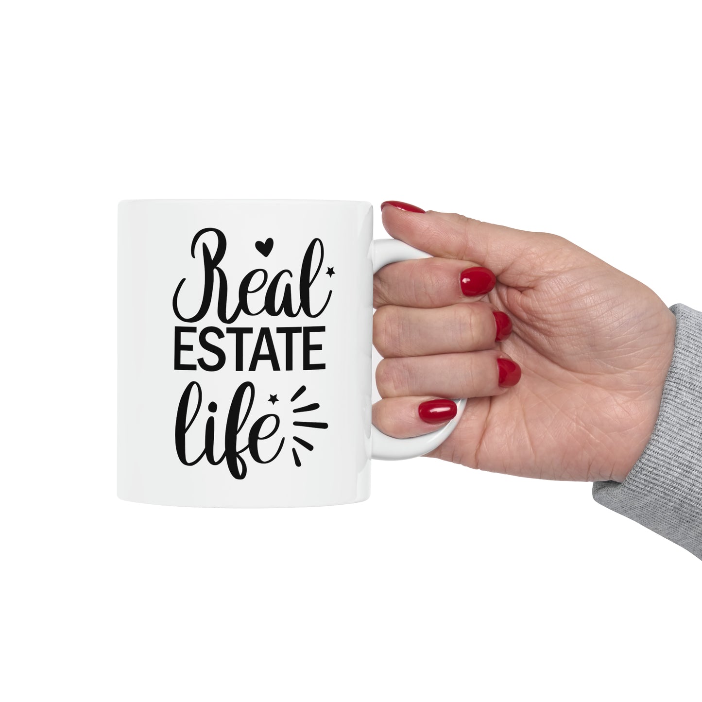 Real Estate Life Ceramic Mug, 11oz