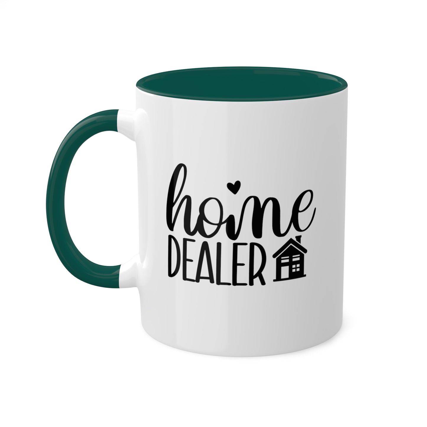 Home Dealer Colorful Mugs, 11oz