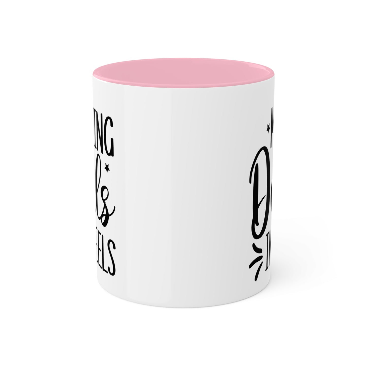 Making Deals in Heels Colorful Mugs, 11oz