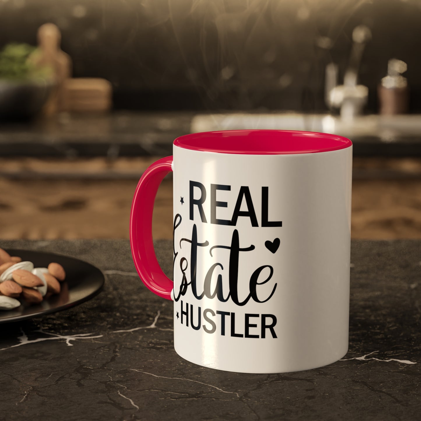 Real Estate Hustler Colorful Mugs, 11oz