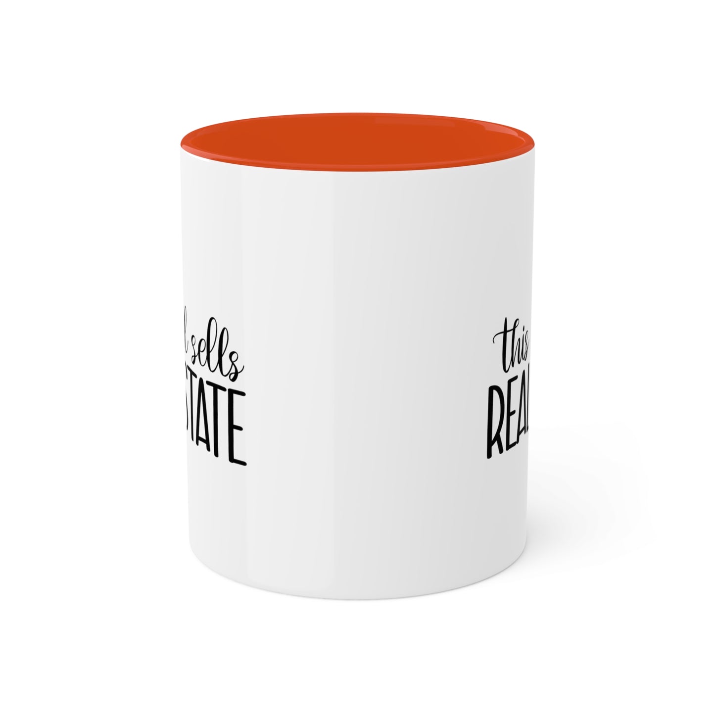 This Girl Sells Real Estate Colorful Mugs, 11oz