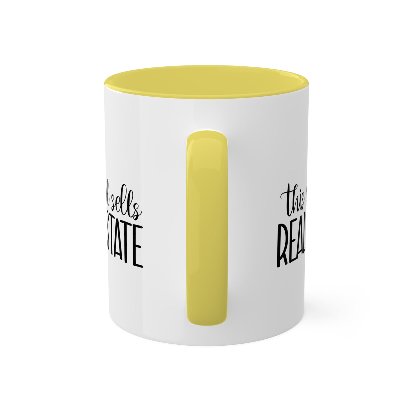 This Girl Sells Real Estate Colorful Mugs, 11oz