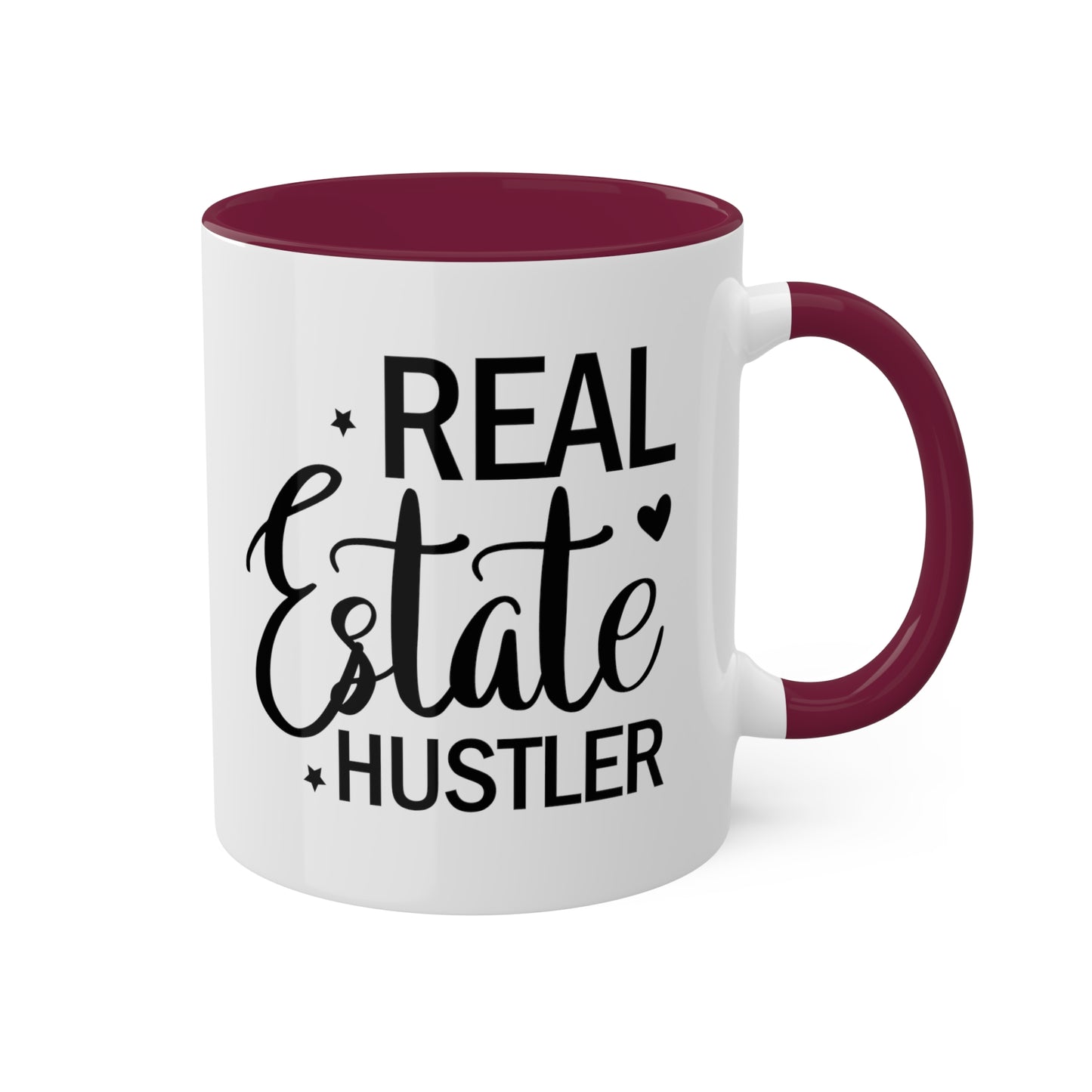 Real Estate Hustler Colorful Mugs, 11oz