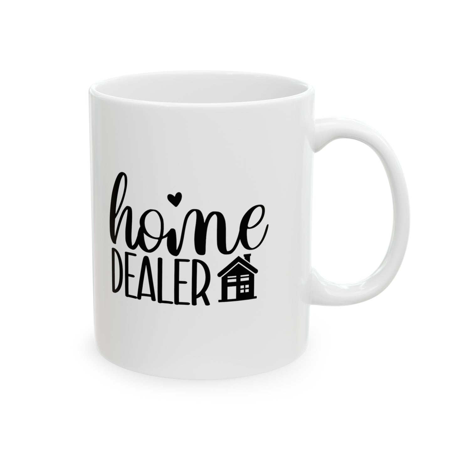 Home Dealer Ceramic Mug, 11oz