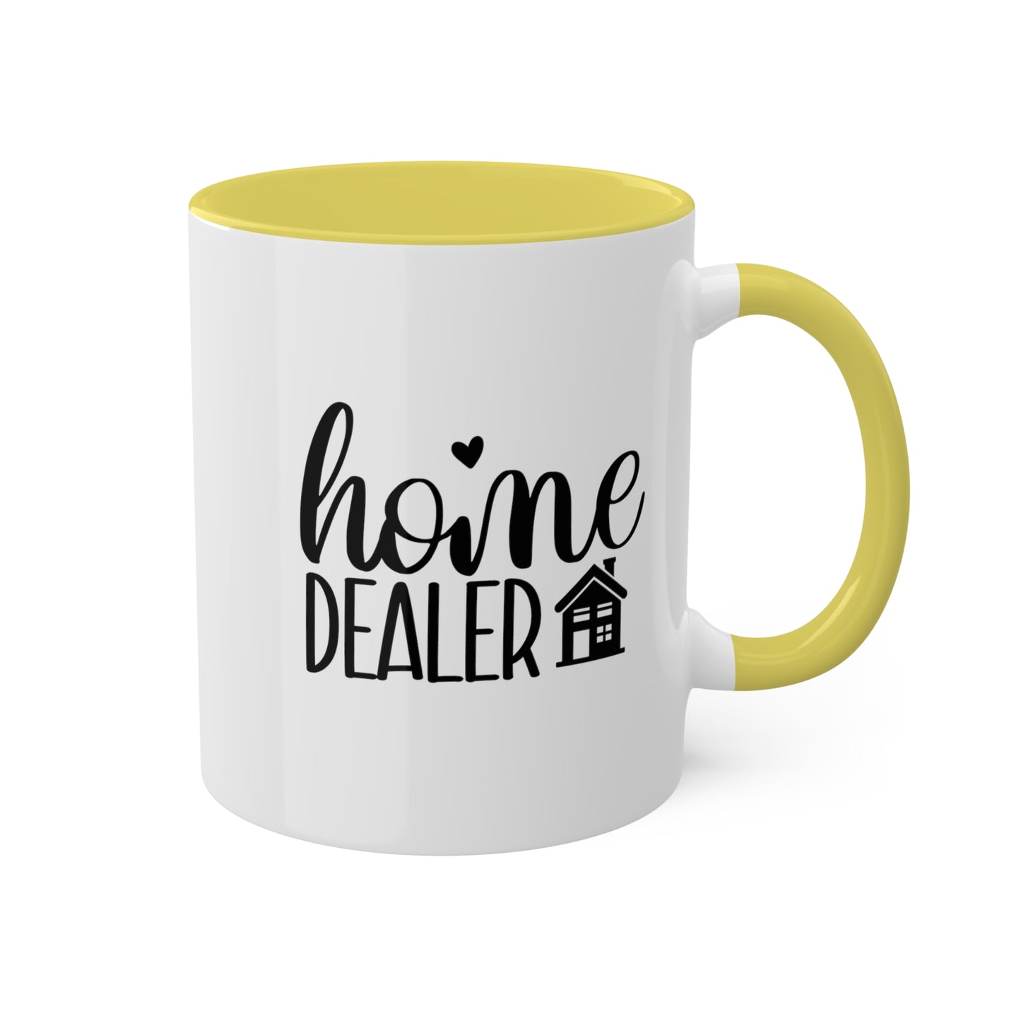 Home Dealer Colorful Mugs, 11oz