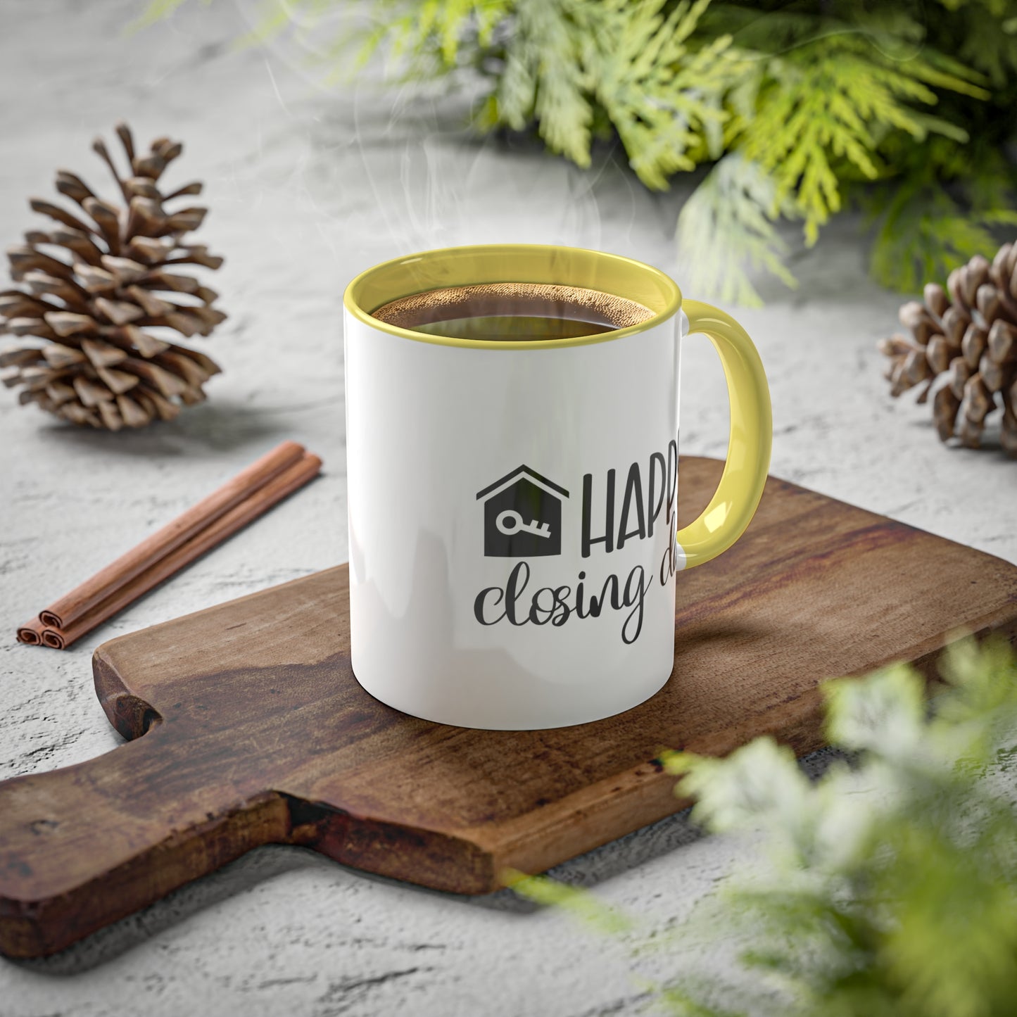 Happy Closing Day Colorful Mugs, 11oz