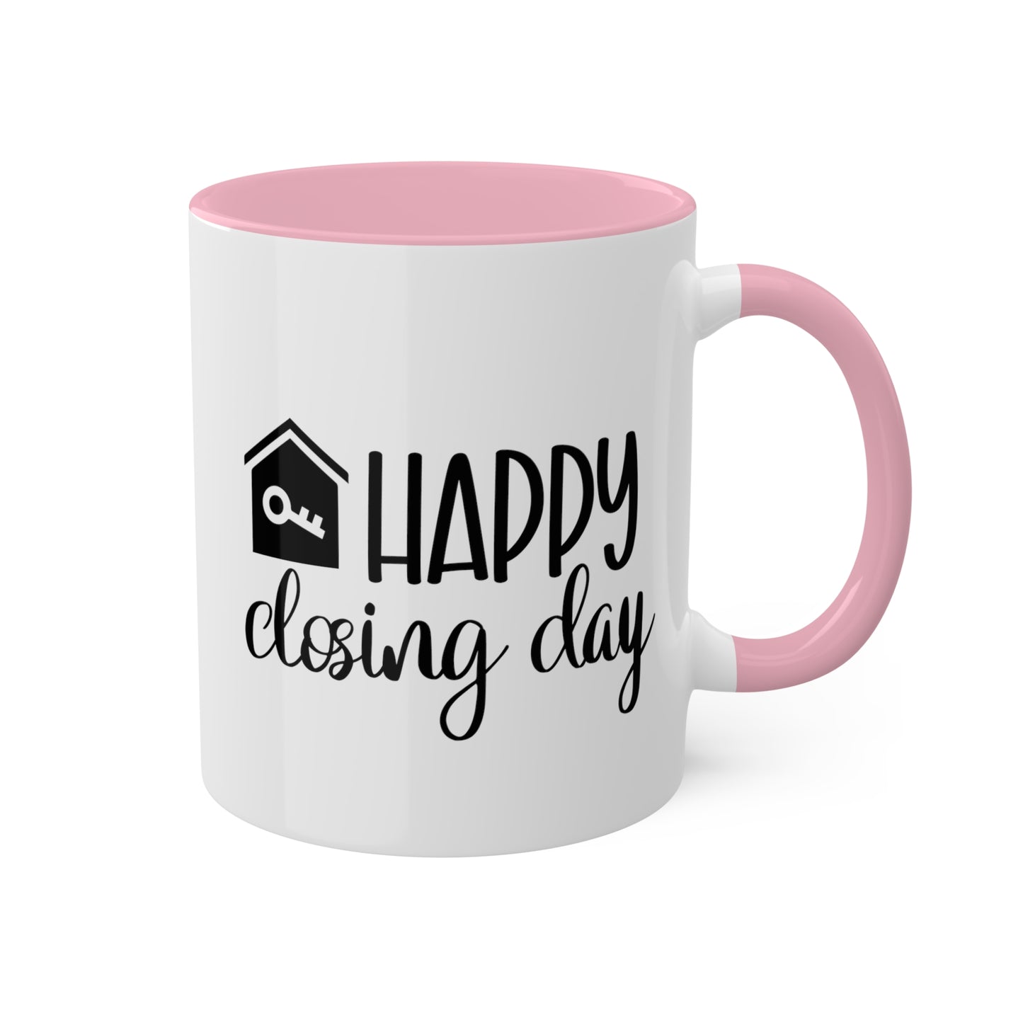 Happy Closing Day Colorful Mugs, 11oz