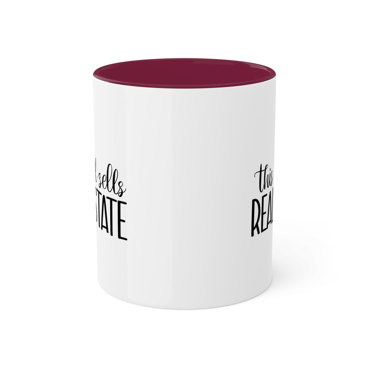 This Girl Sells Real Estate Colorful Mugs, 11oz