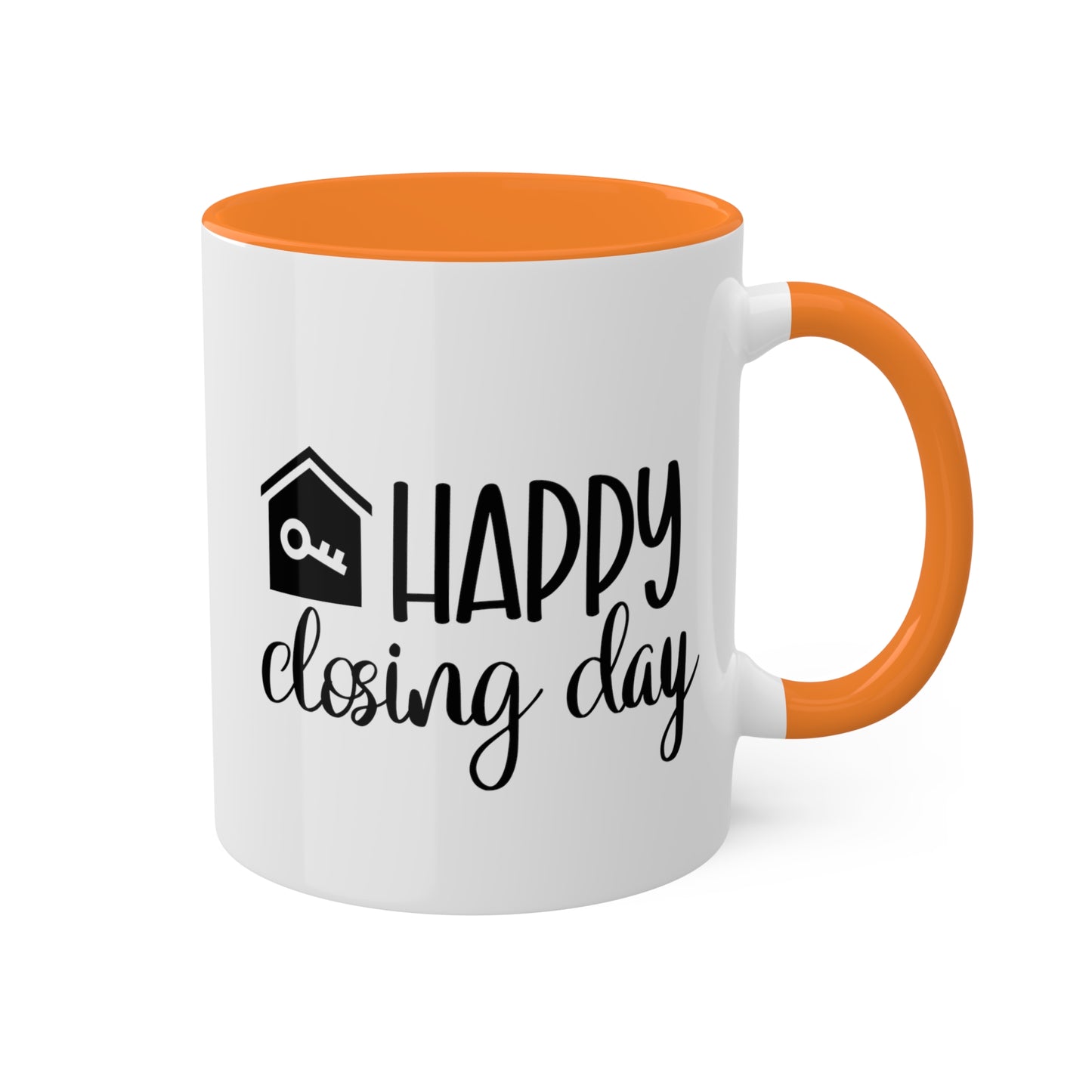 Happy Closing Day Colorful Mugs, 11oz