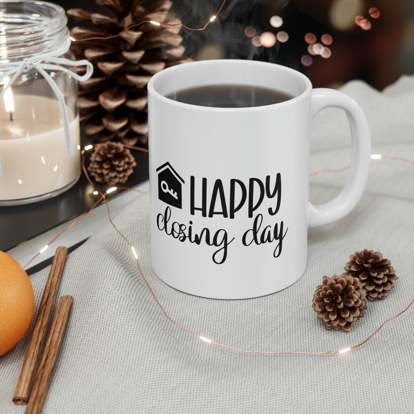 Happy Closing Day Ceramic Mug, 11oz