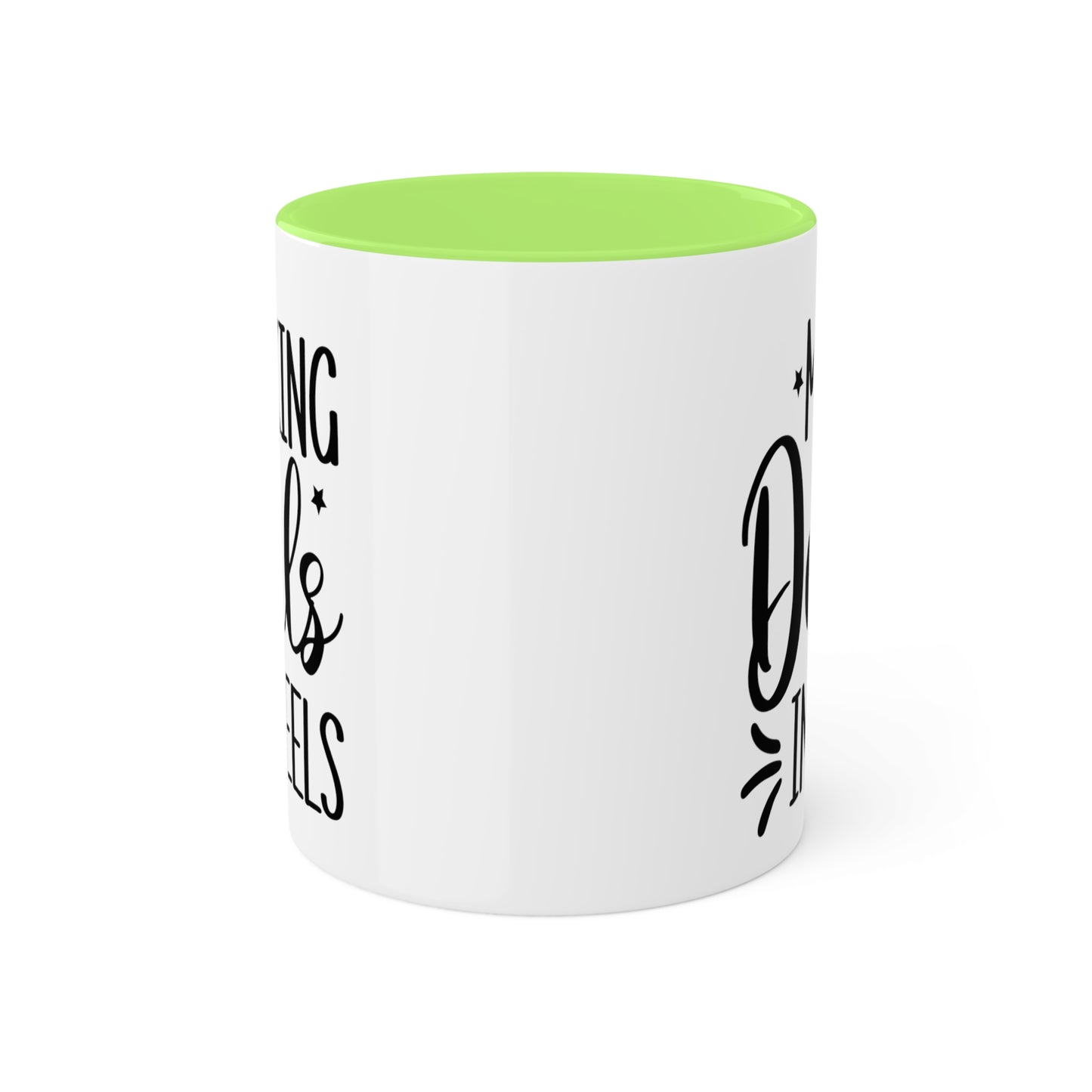 Making Deals in Heels Colorful Mugs, 11oz