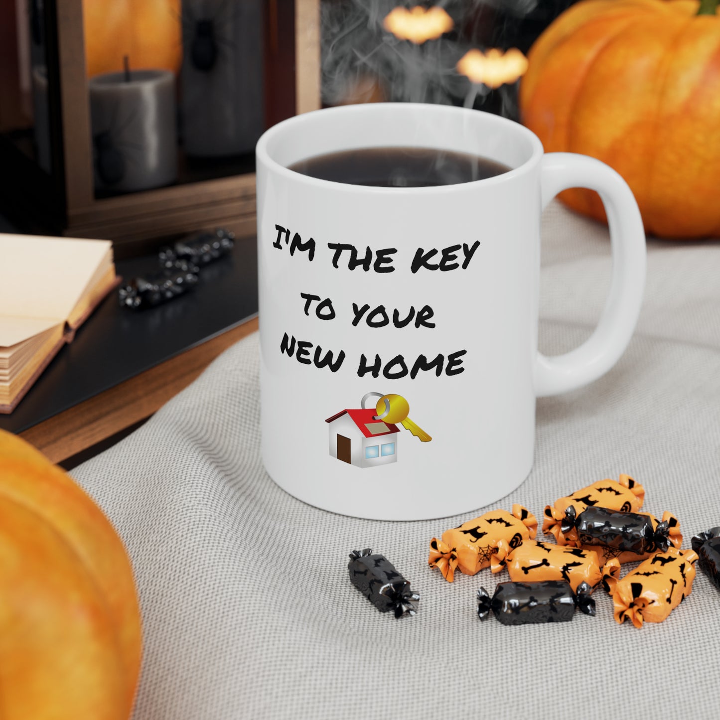 I'm the Key to Your New Home Ceramic Mug, 11oz