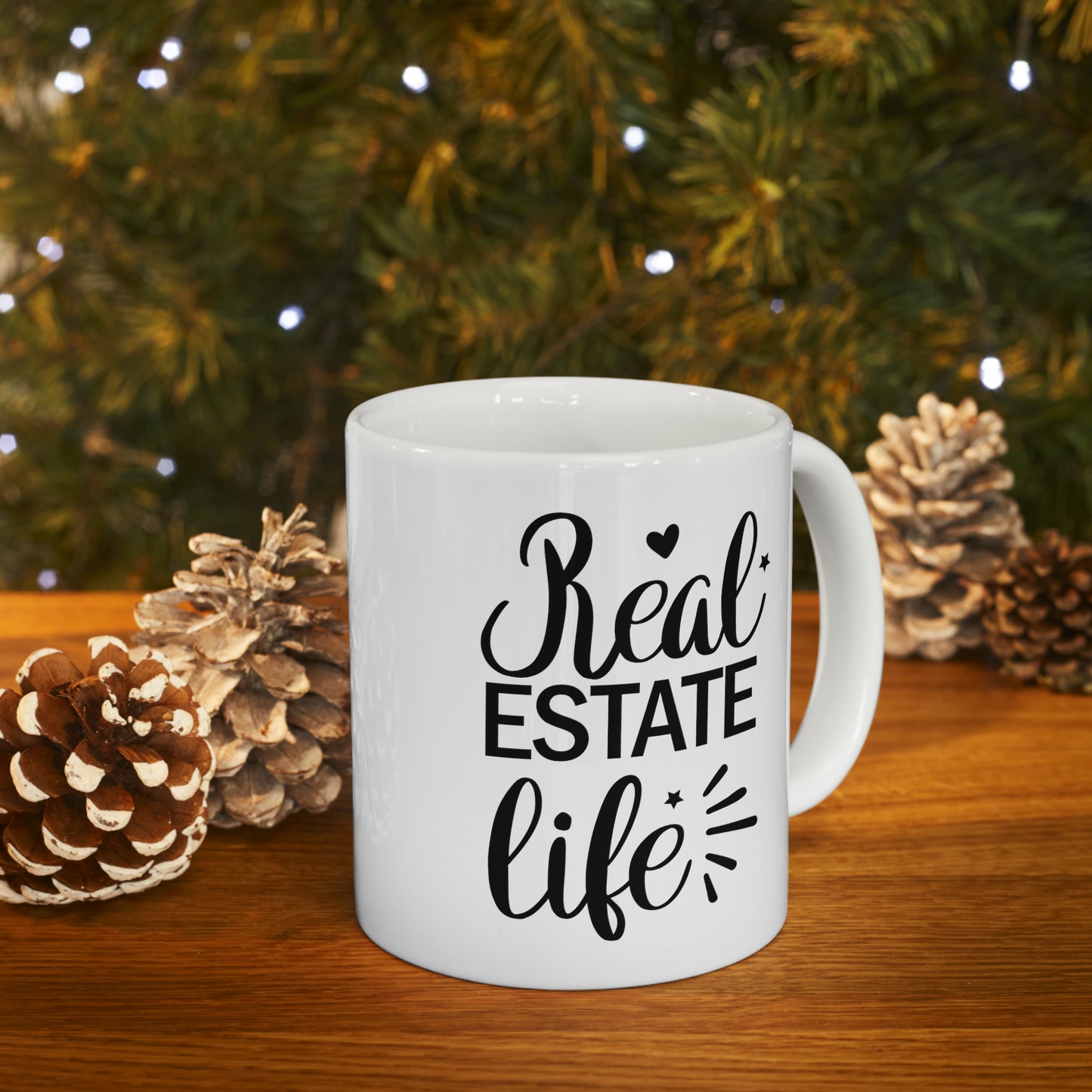 Real Estate Life Ceramic Mug, 11oz