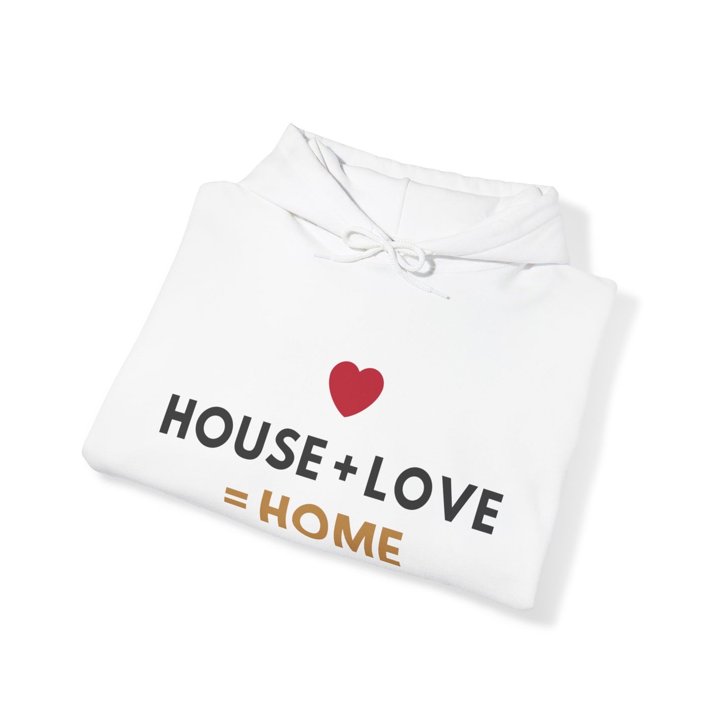 House + Love = Home Unisex Heavy Blend™ Hooded Sweatshirt