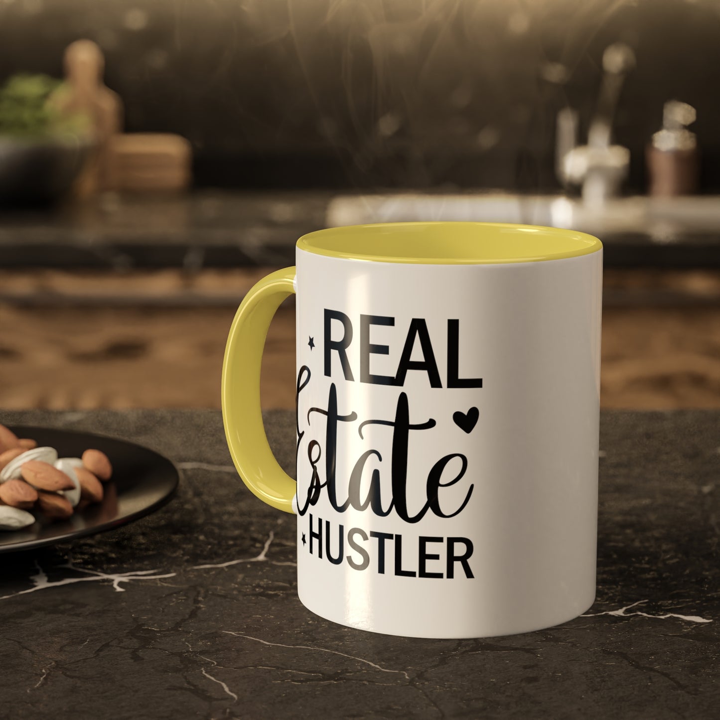 Real Estate Hustler Colorful Mugs, 11oz